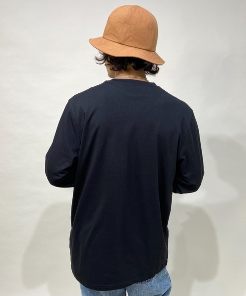 Carhartt WIP(カーハートダブリューアイピー)の「Carhartt WIP/カーハートダブリューアイピー ビッグシルエット ポケットロンT I022094(Tシャツ/カットソー・メンズ・ブラック/ホワイト/イエロー・M/XL/L)」の20枚目の写真
