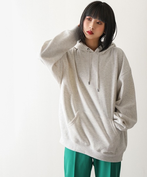 ZIP FIVE（ジップファイブ）の「【ZIP FIVE】【肉厚】バックタグビッグパーカー/フーディー（パーカー・メンズ・アイボリー/カーキ/ベージュ/チャコール/オートミール/ブルー/ブラック・MEDIUM/LARGE/X-LARGE）」の19枚目の写真