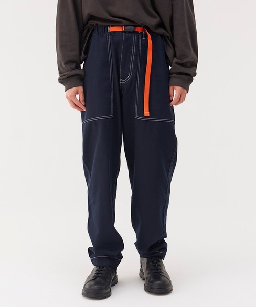 Not So Ape（ノットソーエイプ）の「ネオンベルト ベイカーパンツ（その他パンツ・メンズ・ネイビー/ベージュ/グリーン・MEDIUM/LARGE）」の5枚目の写真