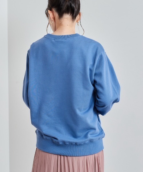 Champion(チャンピオン)の「【Champion】チャンピオン カレッジプリント クルーネックスウェット B(スウェット・レディース・ブルー/レッド・M)」の5枚目の写真