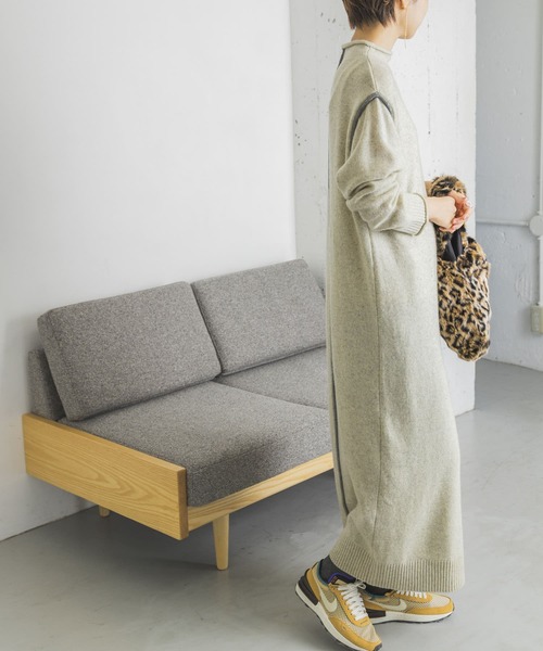 URBAN RESEARCH（アーバンリサーチ）の「配色ラインロングニット  