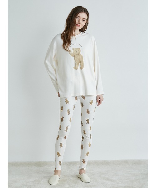 gelato pique（ジェラートピケ）の「ベアワンポイントプルオーバー