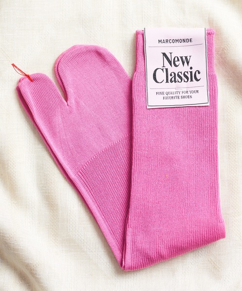 And A(アンドエー)の「MARCOMONDE マルコモンド / high grade cotton tabi socks ハイグレードコットン タビソックス / 176NTB1_1CO-20C(ソックス/靴下・レディース・アイボリー/ブラック/イエロー/パープル/ピンク/ブラウン/ブルー/グレー・WOMENS)」の8枚目の写真