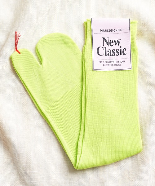 And A(アンドエー)の「MARCOMONDE マルコモンド / high grade cotton tabi socks ハイグレードコットン タビソックス / 176NTB1_1CO-20C(ソックス/靴下・レディース・アイボリー/ブラック/イエロー/パープル/ピンク/ブラウン/ブルー/グレー・WOMENS)」の7枚目の写真
