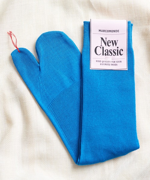 And A(アンドエー)の「MARCOMONDE マルコモンド / high grade cotton tabi socks ハイグレードコットン タビソックス / 176NTB1_1CO-20C(ソックス/靴下・レディース・アイボリー/ブラック/イエロー/パープル/ピンク/ブラウン/ブルー/グレー・WOMENS)」の5枚目の写真