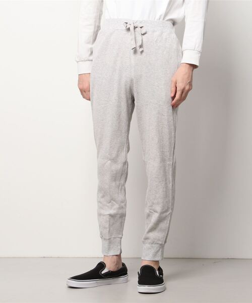 HANES(ヘインズ)の「HANES サーマルパンツ HM9-U102(スウェットパンツ・メンズ・ブラック/杢グレー・M/L/XL)」の6枚目の写真