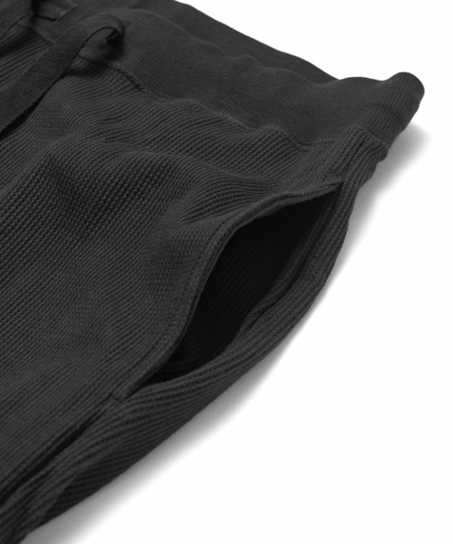HANES(ヘインズ)の「HANES サーマルパンツ HM9-U102(スウェットパンツ・メンズ・ブラック/杢グレー・M/L/XL)」の10枚目の写真