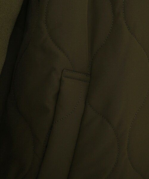DRESKIP(ドレスキップ)の「◆発熱中綿異素材キルティングコート(その他アウター・レディース・カーキ/ブラック/ナチュラル・02/03)」の15枚目の写真