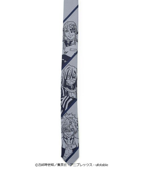 Perfect Suit FActory（パーフェクトスーツファクトリー）の「鬼滅の刃コラボネクタイ 不死川/伊黒/天元（ネクタイ・メンズ・ネイビー・FREE）」の7枚目の写真