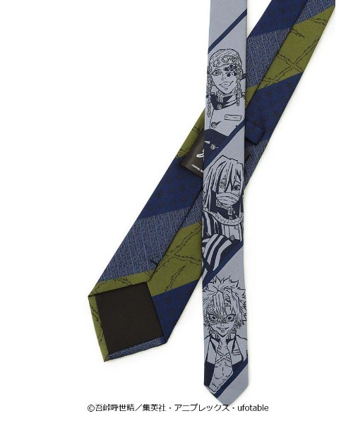 Perfect Suit FActory（パーフェクトスーツファクトリー）の「鬼滅の刃コラボネクタイ 不死川/伊黒/天元（ネクタイ・メンズ・ネイビー・FREE）」の4枚目の写真