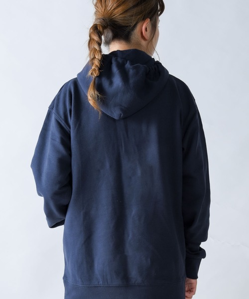 Printstar（プリントスター）の「2-9.7oz Standard Toms Pull Over Hoodie（パーカー・レディース・ホワイト/ブラック/ネイビー/グリーン/杢グレー/バーガンディー/オートミール・M/L/XL/S）」の6枚目の写真