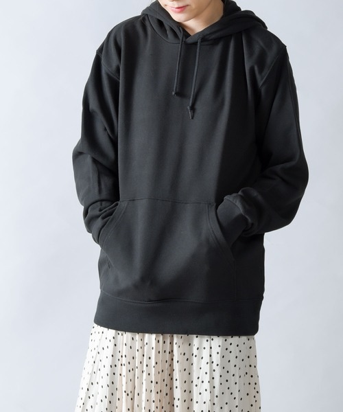 Printstar（プリントスター）の「2-9.7oz Standard Toms Pull Over Hoodie（パーカー・レディース・ホワイト/ブラック/ネイビー/グリーン/杢グレー/バーガンディー/オートミール・M/L/XL/S）」の3枚目の写真