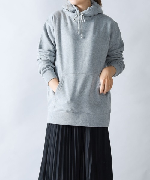 Printstar（プリントスター）の「2-9.7oz Standard Toms Pull Over Hoodie（パーカー・レディース・ホワイト/ブラック/ネイビー/グリーン/杢グレー/バーガンディー/オートミール・M/L/XL/S）」の13枚目の写真