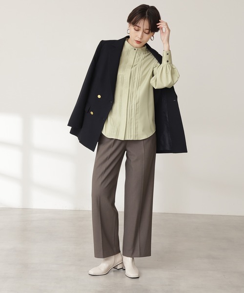 N.（N. Natural Beauty Basic）（エヌエヌナチュラルビューティーベーシック）の「【WEB限定カラー】◆テーラードダブルジャケット（テーラードジャケット・レディース・ネイビー/オフホワイト・SMALL/MEDIUM）」の17枚目の写真