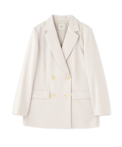 N.（N. Natural Beauty Basic）（エヌエヌナチュラルビューティーベーシック）の「【WEB限定カラー】◆テーラードダブルジャケット（テーラードジャケット・レディース・ネイビー/オフホワイト・SMALL/MEDIUM）」の3枚目の写真