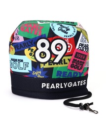 PEARLY GATES（パーリーゲイツ）の「【PEARLY GATES】アイアン用 ヘッドカバー ＜カラフルワッペン柄＞ (UNISEX)（ゴルフグッズ・メンズ）」