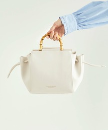 ROPE' PICNIC | バンブーハンドルリサイクル合皮シャーリングトート＆ショルダーバッグ(ショルダーバッグ)