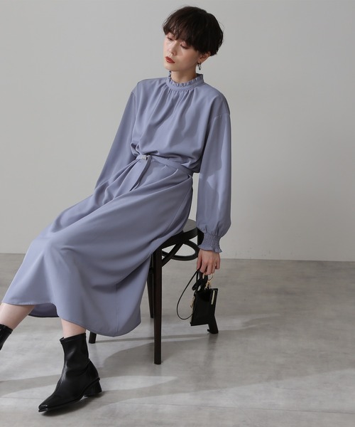 フリルスタンドカラートロミワンピース ワンピース ワンピース N N Natural Basic エヌエヌナチュラルビューティーベーシック の ワンピース フリルスタンドカラートロミワンピース 166 を購入できます N N Beauty Beauty Basic エヌエヌ