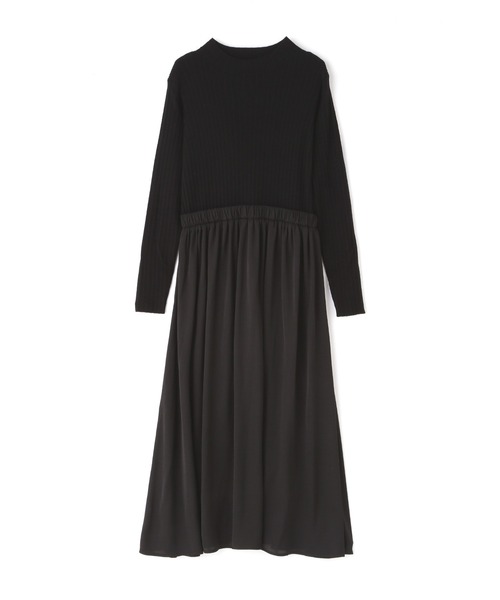 NATURAL BEAUTY BASIC(ナチュラルビューティーベーシック)の「割繊ドッキングニットワンピース(ワンピース・レディース・ベージュ/イエロー/ブラック・MEDIUM)」の19枚目の写真