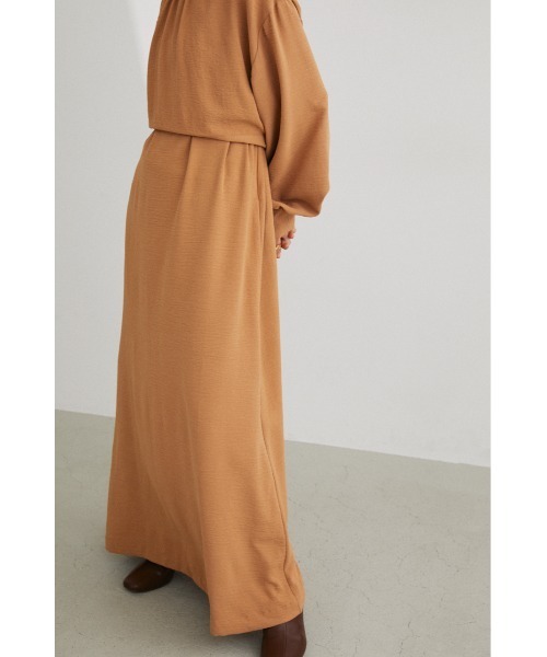 STYLEMIXER（スタイルミキサー）の「ワイドベルトレイヤードワンピース（ワンピース・レディース・ベージュ/ブラック/レッド/ミント・SMALL/MEDIUM）」の6枚目の写真