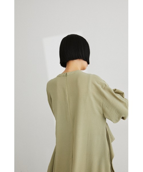 STYLEMIXER（スタイルミキサー）の「ワイドベルトレイヤードワンピース（ワンピース・レディース・ベージュ/ブラック/レッド/ミント・SMALL/MEDIUM）」の20枚目の写真