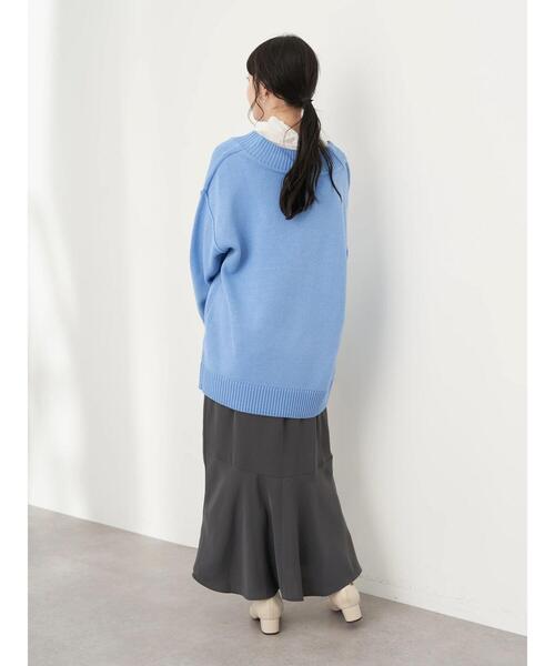 earth music&ecology（アースミュージックアンドエコロジー）の「バックマーメイドスカート（スカート・レディース・チャコールグレー/ベージュ/ブラウン・FREE）」の14枚目の写真