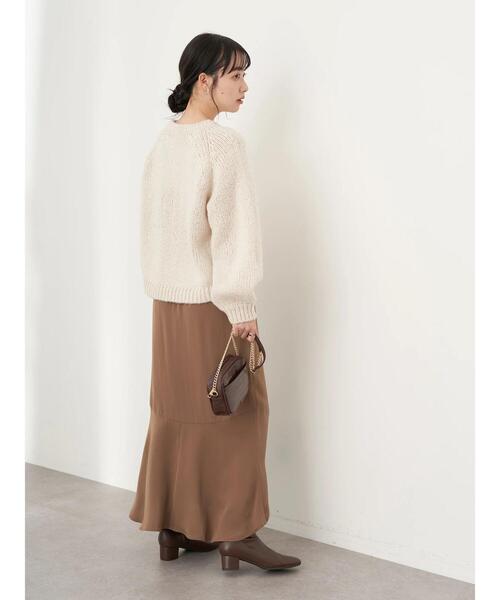 earth music&ecology（アースミュージックアンドエコロジー）の「バックマーメイドスカート（スカート・レディース・チャコールグレー/ベージュ/ブラウン・FREE）」の20枚目の写真