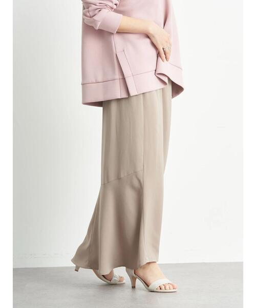 earth music&ecology（アースミュージックアンドエコロジー）の「バックマーメイドスカート（スカート・レディース・チャコールグレー/ベージュ/ブラウン・FREE）」の22枚目の写真