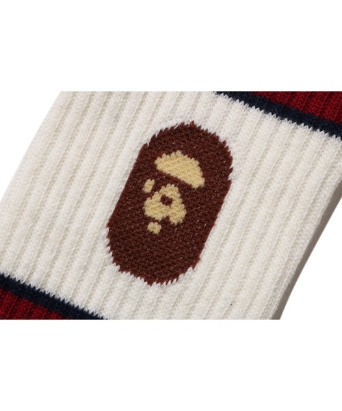 APE HEAD LINE SOCKS K（ソックス/靴下）｜A BATHING APE（ア
