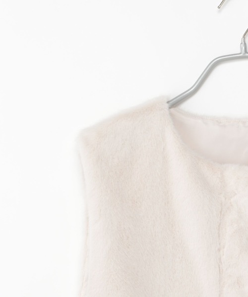 ベポ Heather（ヘザー）の「フワフワファーベスト 268994（その他アウター