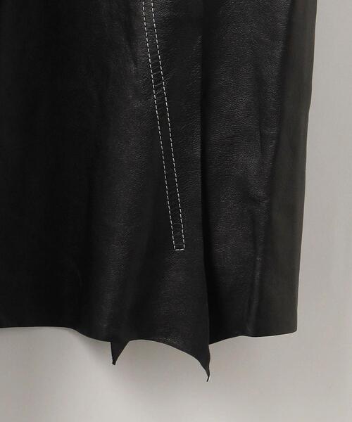UNITED ARROWS & SONS(ユナイテッドアローズアンドサンズ)の「<sulvam(サルバム)> LTHR COAT/コート(その他アウター・メンズ・ブラック・M)」の2枚目の写真