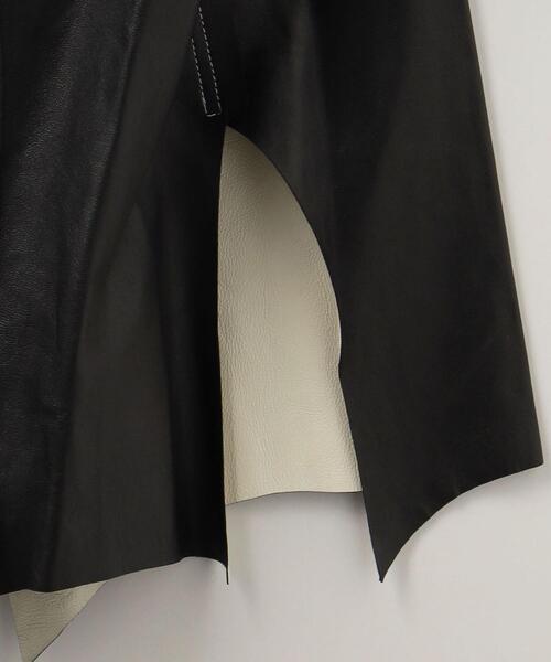 UNITED ARROWS & SONS(ユナイテッドアローズアンドサンズ)の「<sulvam(サルバム)> LTHR COAT/コート(その他アウター・メンズ・ブラック・M)」の5枚目の写真