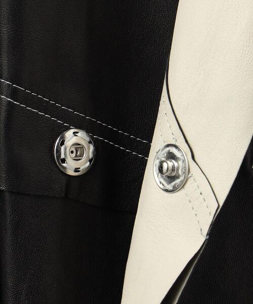 UNITED ARROWS & SONS(ユナイテッドアローズアンドサンズ)の「<sulvam(サルバム)> LTHR COAT/コート(その他アウター・メンズ・ブラック・M)」の9枚目の写真