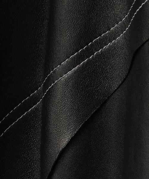 UNITED ARROWS & SONS(ユナイテッドアローズアンドサンズ)の「<sulvam(サルバム)> LTHR COAT/コート(その他アウター・メンズ・ブラック・M)」の12枚目の写真