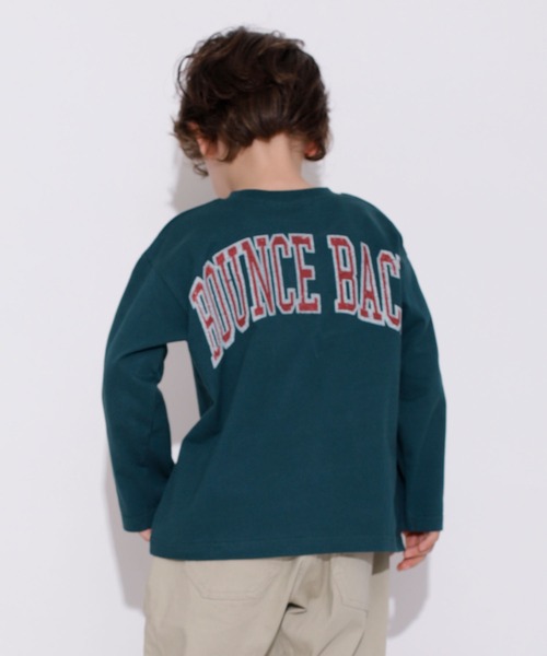 BRANSHES（ブランシェス）の「グラフィック長袖Tシャツ（Tシャツ/カットソー・キッズ・ライトグレー/オフホワイト/ベージュ/グリーン/ブラック/ブラウン/カラフル/チャコールグレー・90/120/130/150/100/110/140）」の15枚目の写真