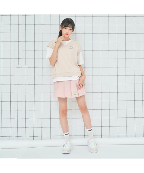 algy（アルジー）の「フロントロゴシースルーソックス（ソックス/靴下・キッズ・ブラック/オフホワイト/ミント・24/21）」の10枚目の写真