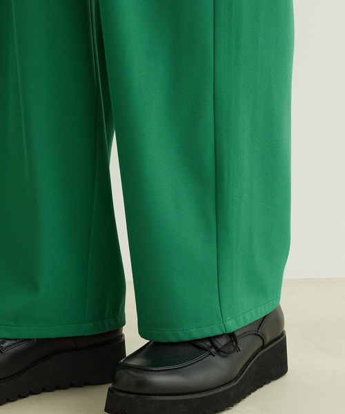 JUNRED（ジュンレッド）の「シルキードレープワイドパンツ（その他パンツ・メンズ・パープル/グリーン・S/L/M）」の17枚目の写真