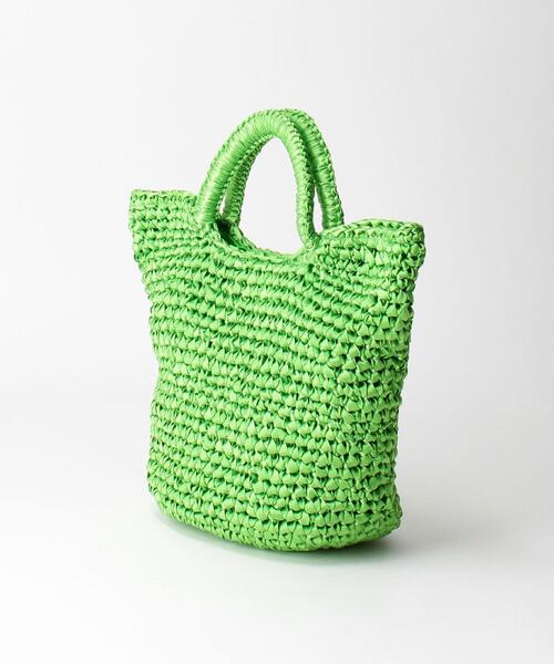 BEAUTY&YOUTH UNITED ARROWS(ビューティーアンドユースユナイテッドアローズ)の「BY リボンメッシュ トートバッグ(かごバッグ・レディース・ナチュラル/ケリー・FREE)」の7枚目の写真