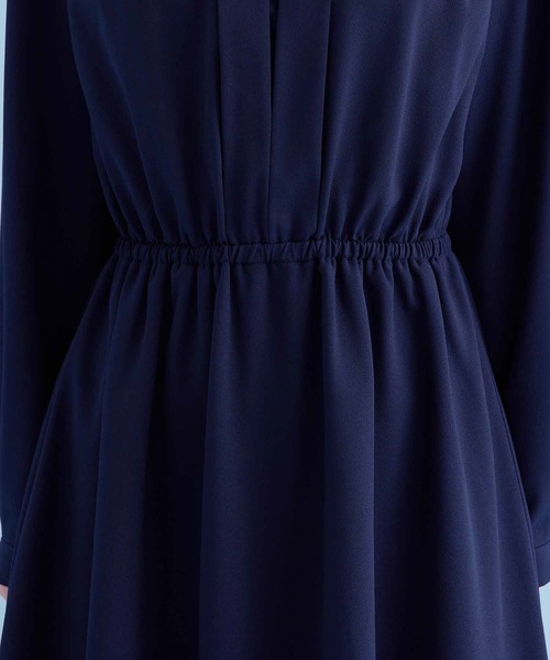 VIS（ビス）の「【EASY CARE】フロントタックワンピース【sustainable】（ワンピース・レディース・ネイビー/ライトグリーン・S/M）」の14枚目の写真