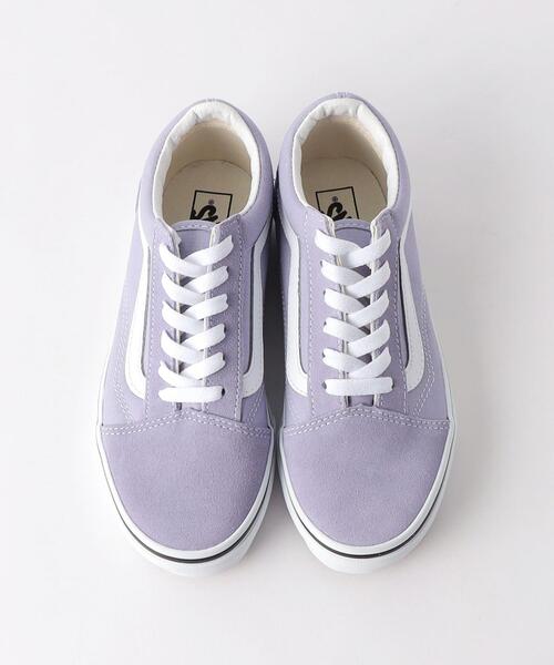 green label relaxing(グリーンレーベルリラクシング)の「<VANS(バンズ)> OLD SKOOL 19cm-21cm ◆(スニーカー・キッズ・ライラック/ネイビー・20cm/19cm/21cm)」の2枚目の写真