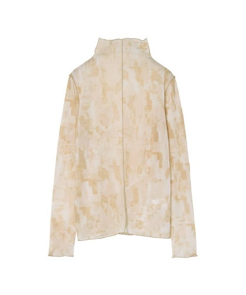 Re:EDIT（リエディ）の「[2023S/S COLLECTION]ニュアンス柄アウトーシームシアープリントトップス（その他トップス・レディース・ベージュ/グレー・MEDIUM）」の21枚目の写真