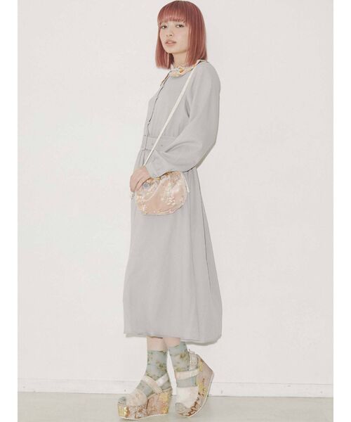 merry jenny(メリージェニー)の「floralスパンコールポシェット(ショルダーバッグ・レディース・ピンク/ライトグリーン・FREE)」の7枚目の写真