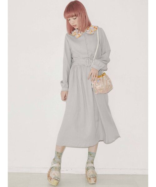 merry jenny(メリージェニー)の「floralスパンコールポシェット(ショルダーバッグ・レディース・ピンク/ライトグリーン・FREE)」の8枚目の写真