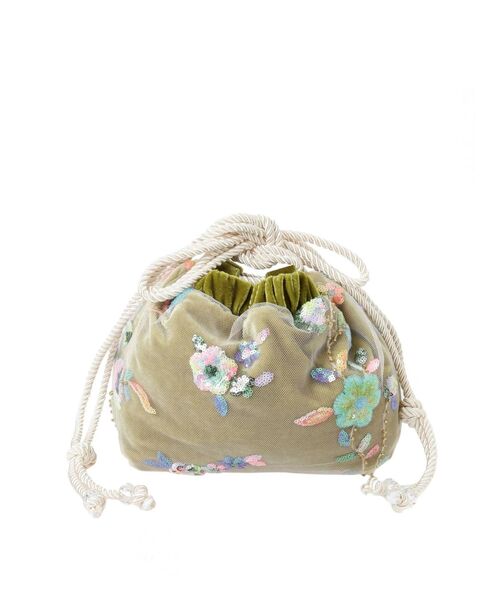 merry jenny(メリージェニー)の「floralスパンコールポシェット(ショルダーバッグ・レディース・ピンク/ライトグリーン・FREE)」の18枚目の写真