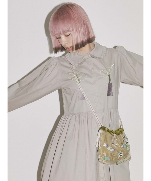 merry jenny(メリージェニー)の「floralスパンコールポシェット(ショルダーバッグ・レディース・ピンク/ライトグリーン・FREE)」の20枚目の写真