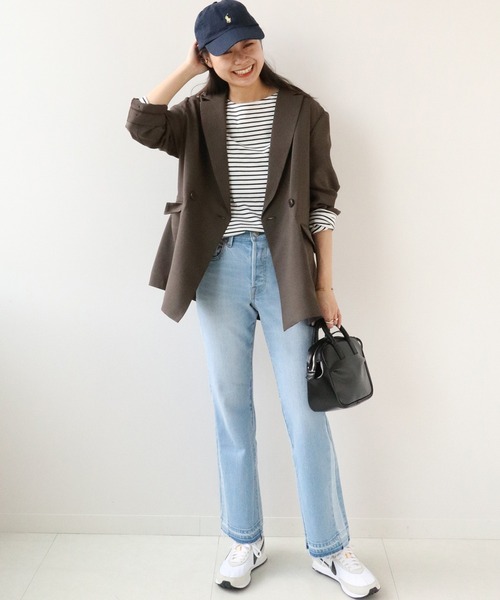 relume サイドスリットテーラードジャケット　ネイビー JOURNAL STANDARD relume（ジャーナルスタンダード レリューム