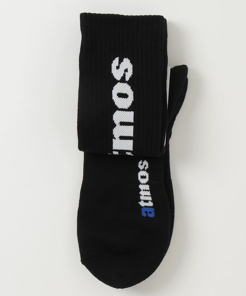 atmos（アトモス）の「atmos JACQUARD LOGO SOCKS / アトモス ジャカード ロゴ ソックス（ソックス/靴下・メンズ・ホワイト/ブラック・26-28cm）」の7枚目の写真