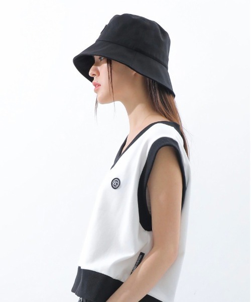 BASIC COTTON(ベーシックコットン)の「【BASIC COTTON/ベーシックコットン】COTTON BUCKET HAT/コットンバケットハット バケハ(ハット・メンズ・ブラック・ONE SIZE)」の8枚目の写真