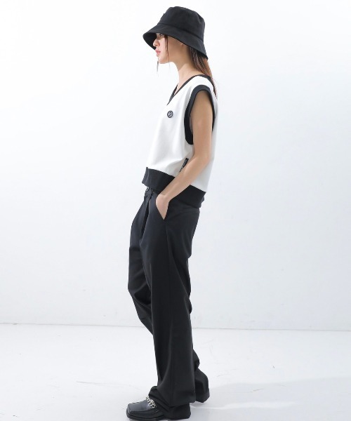 BASIC COTTON(ベーシックコットン)の「【BASIC COTTON/ベーシックコットン】COTTON BUCKET HAT/コットンバケットハット バケハ(ハット・メンズ・ブラック・ONE SIZE)」の12枚目の写真