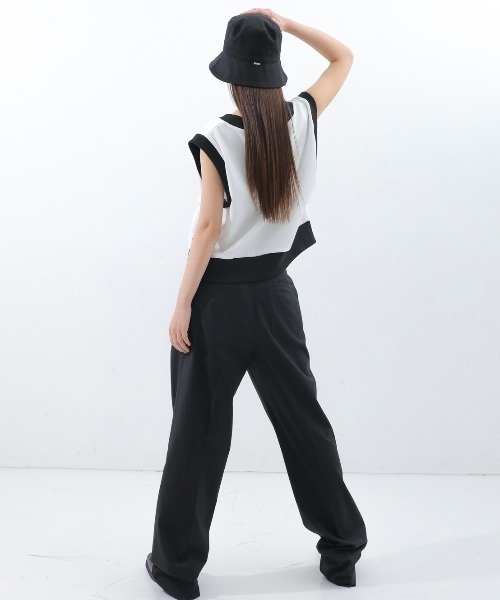 BASIC COTTON(ベーシックコットン)の「【BASIC COTTON/ベーシックコットン】COTTON BUCKET HAT/コットンバケットハット バケハ(ハット・メンズ・ブラック・ONE SIZE)」の4枚目の写真